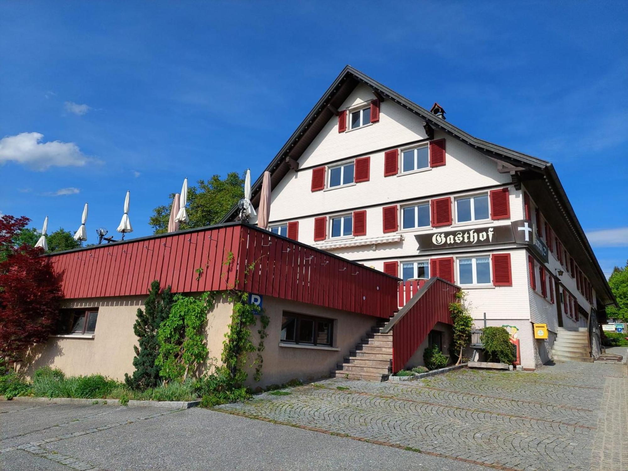 Gasthof Kreuz Bildstein Exterior foto