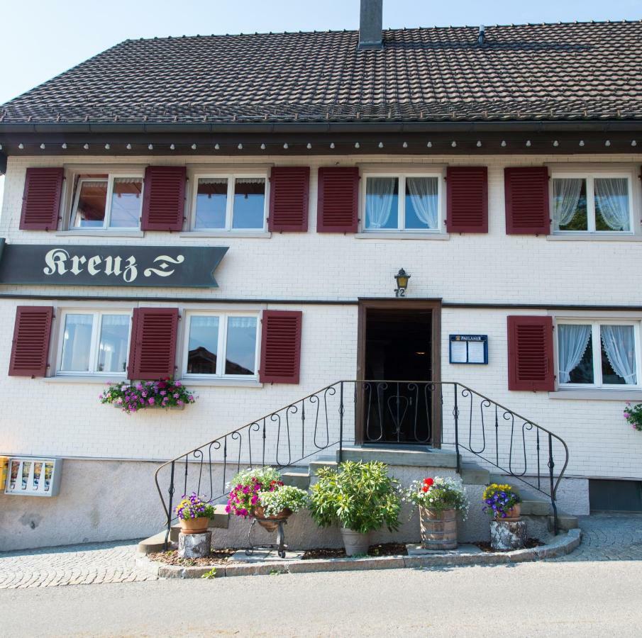 Gasthof Kreuz Bildstein Exterior foto